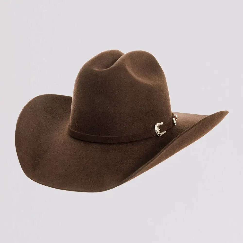 American Hat Makers - 100% Wool Felt Western Cowboy Hat - Style Cattleman