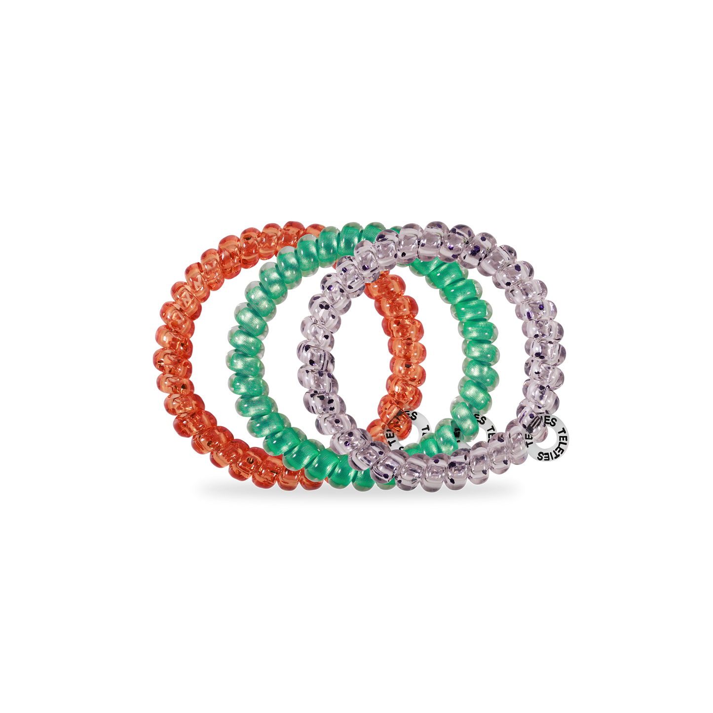 TELETIES - Spiral Hair Coils | Small | Showbiz Hair Ties