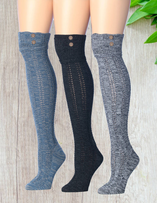 Tipi Toe Women Winter Warm Knee High Boot Socks