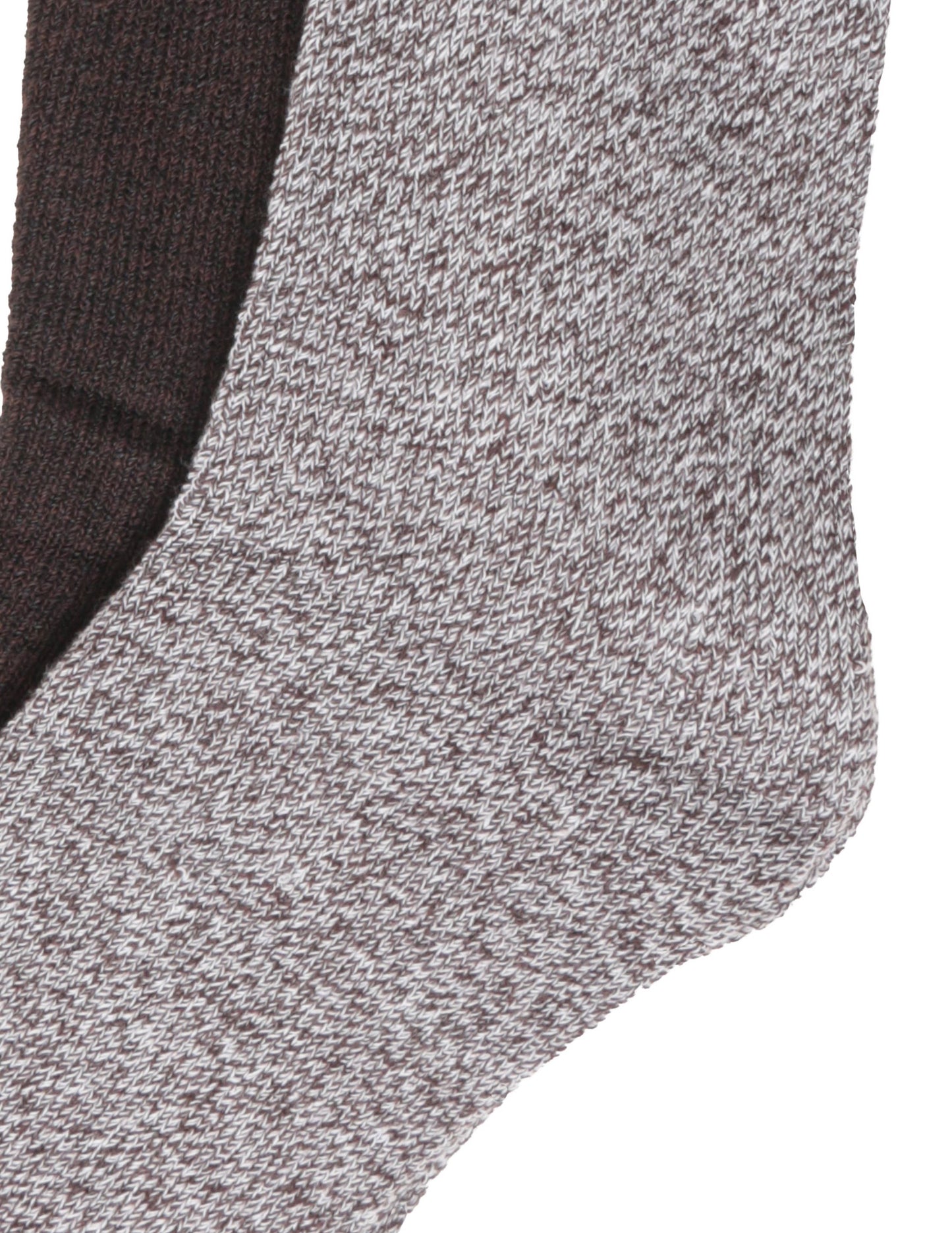 James Fiallo Men's 2 Pack Ribbed Marled Thermal Boot Socks