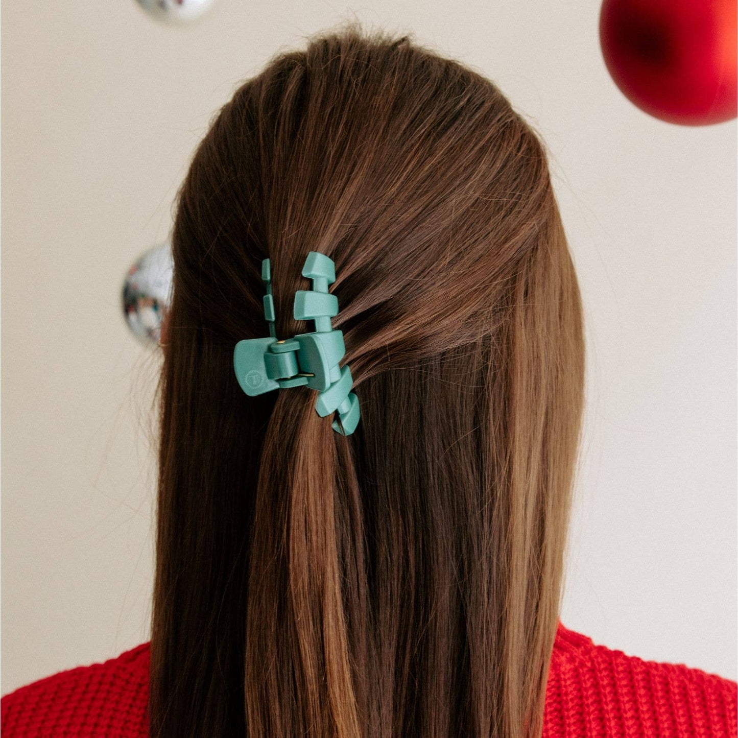 TELETIES - Classic Hair Clip | Small | Fir Real