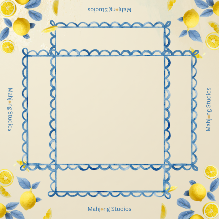Mahjong Studios - Mahjong Studios – American Mahjong Tiles - Lemon Lime Green Back