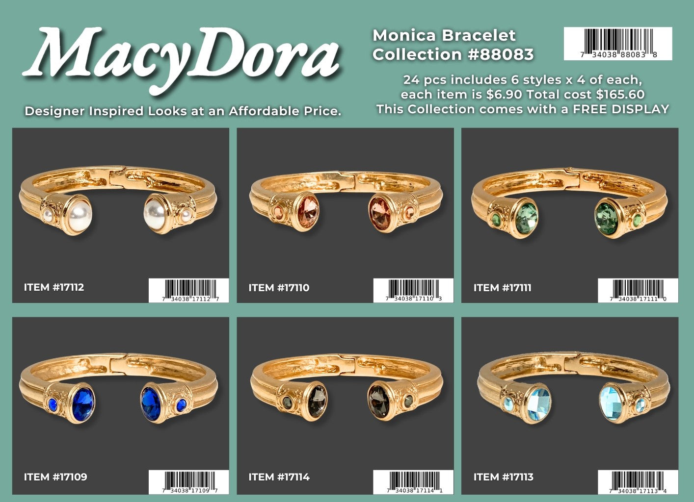 MacyDora Monica Bracelet Collection