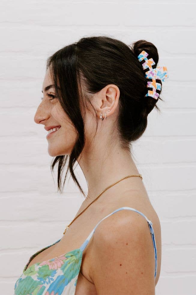 TELETIES - Classic Hair Clip | Med. | Fluttering By