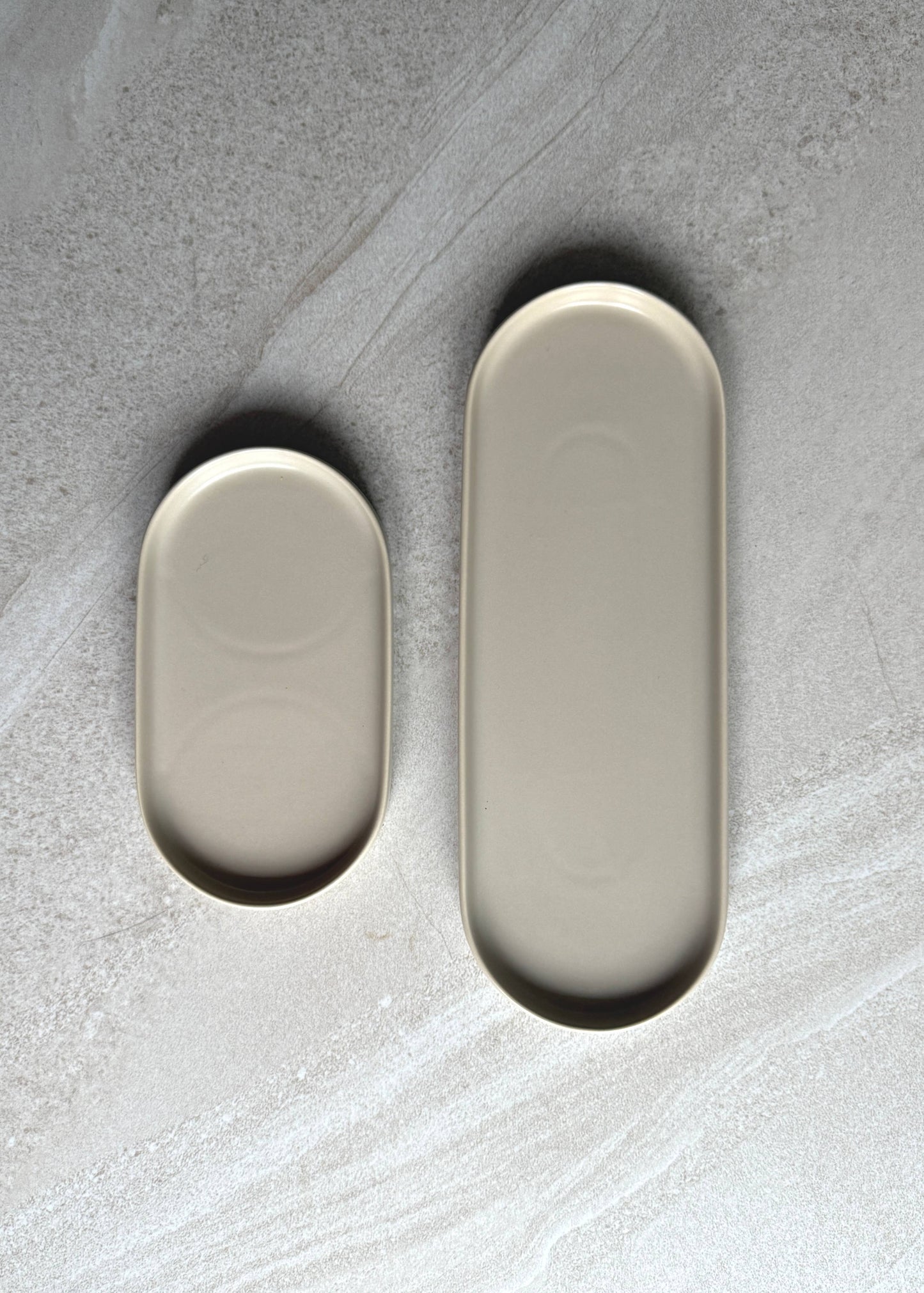 Deco Oval Catchall Tray Large