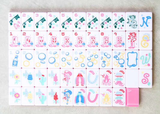 Miss Mahjong - Miss Cowgirl: Mahjong Tile Set