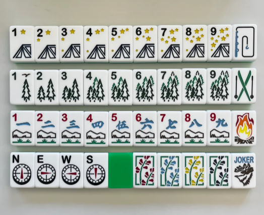 Wilderness Mahjong Set - Great for Families