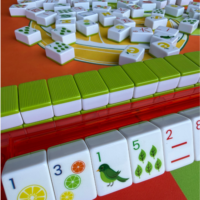 Mahjong Studios - Mahjong Studios – American Mahjong Tiles - Lemon Lime Green Back