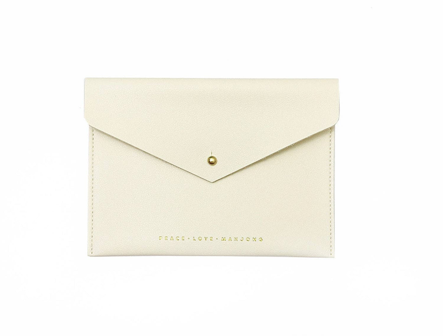 Peace Love Mahjong - Card Clutch