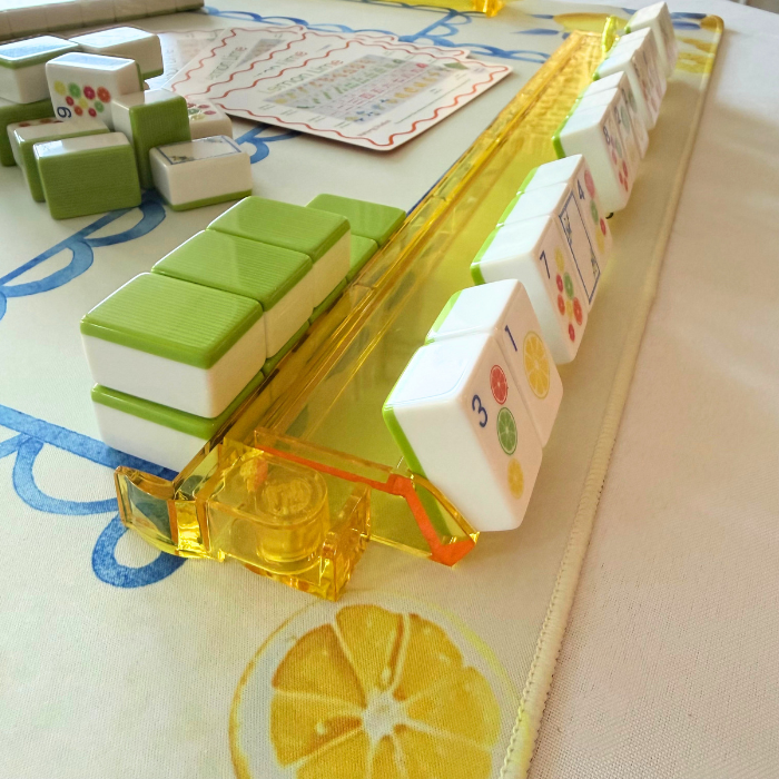 Mahjong Studios - Mahjong Studios – American Mahjong Tiles - Lemon Lime Green Back