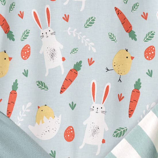 Tesa Babe - Baby Boy's Easter Peeps Bamboo Shortie Romper