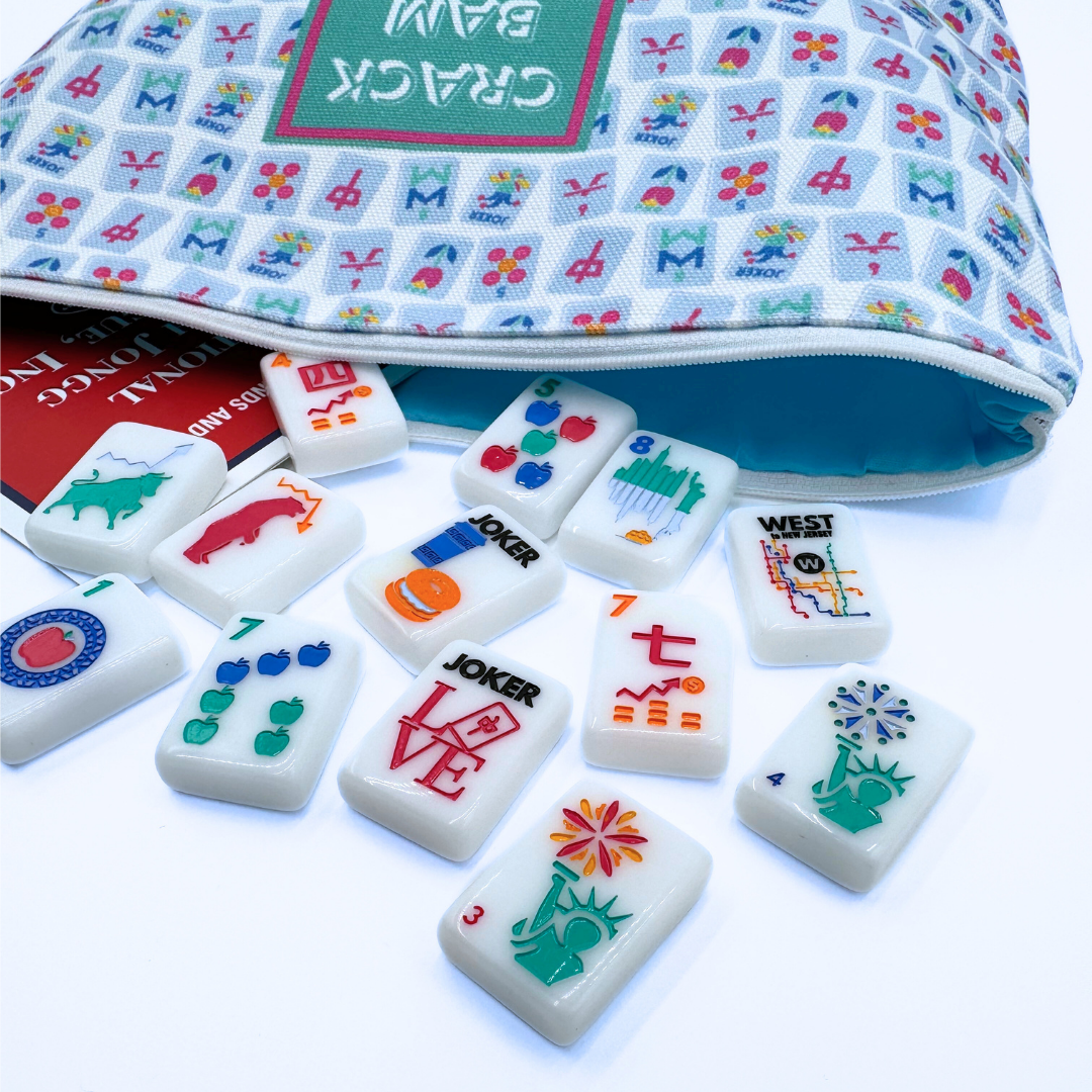 My Fair Mahjong - Mahjong Tile & Accessory Bag (Large, T-bottom) | Fits Most Large Tile Sets