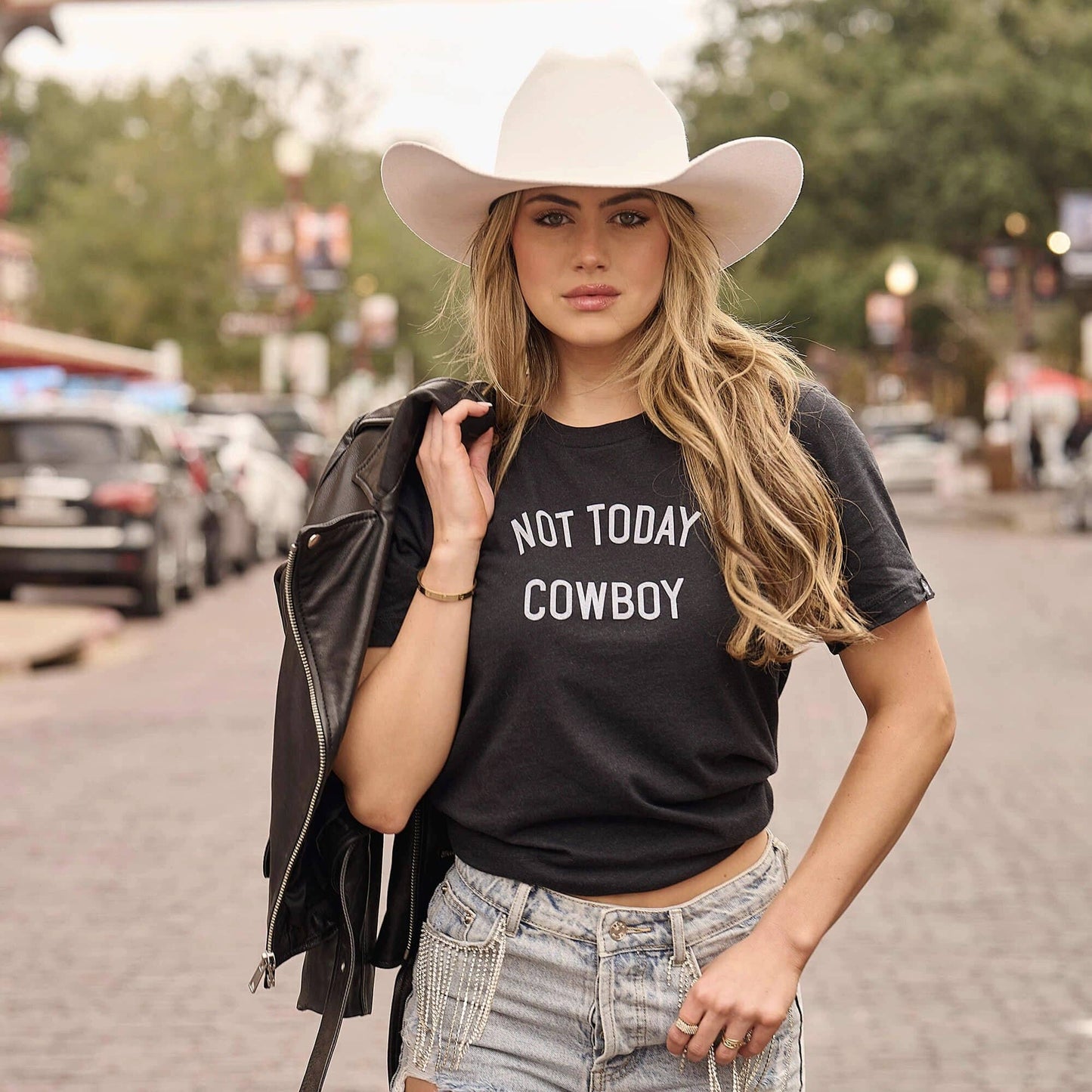 Cowboy Cool - Not Today Cowboy Western Graphic Tee