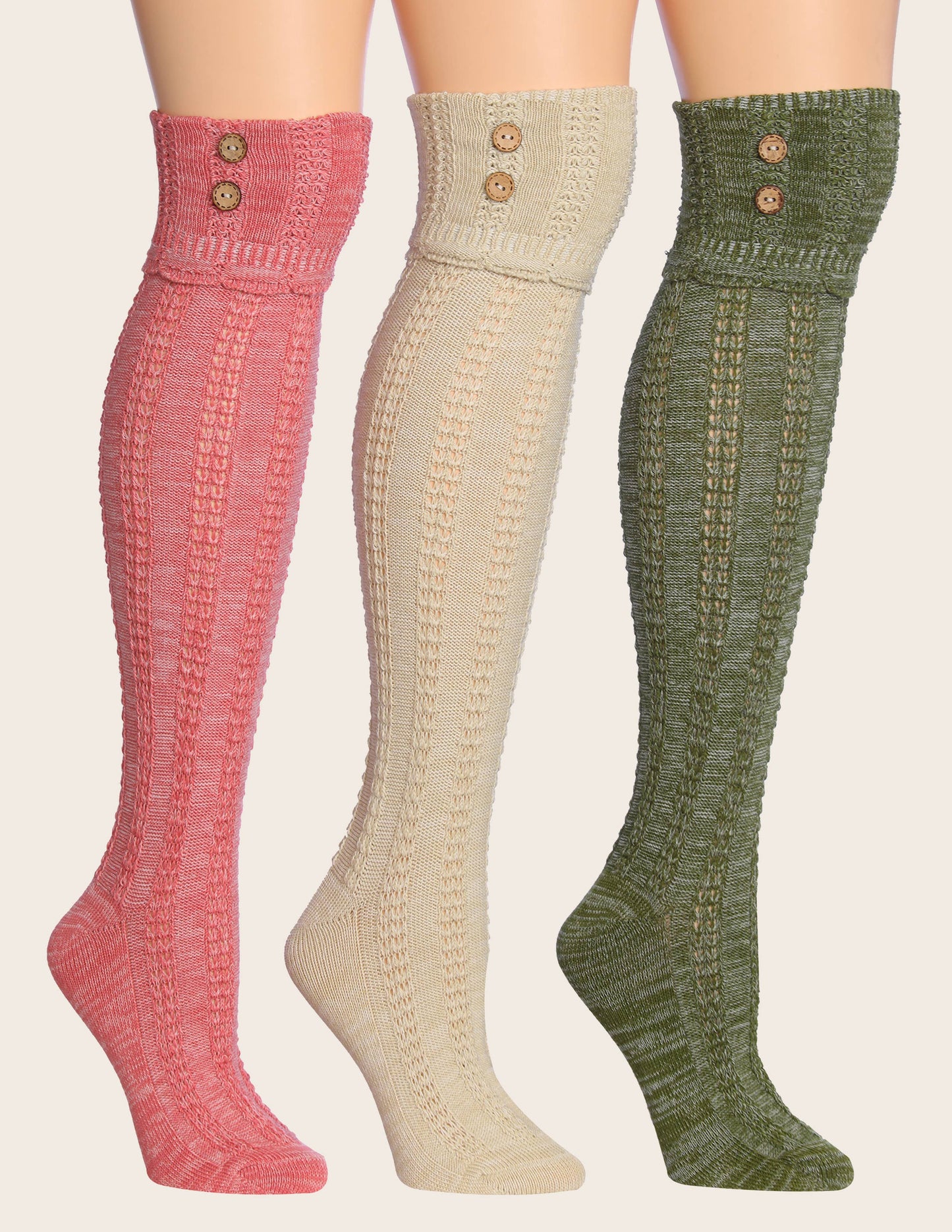 Tipi Toe Women Winter Warm Knee High Boot Socks