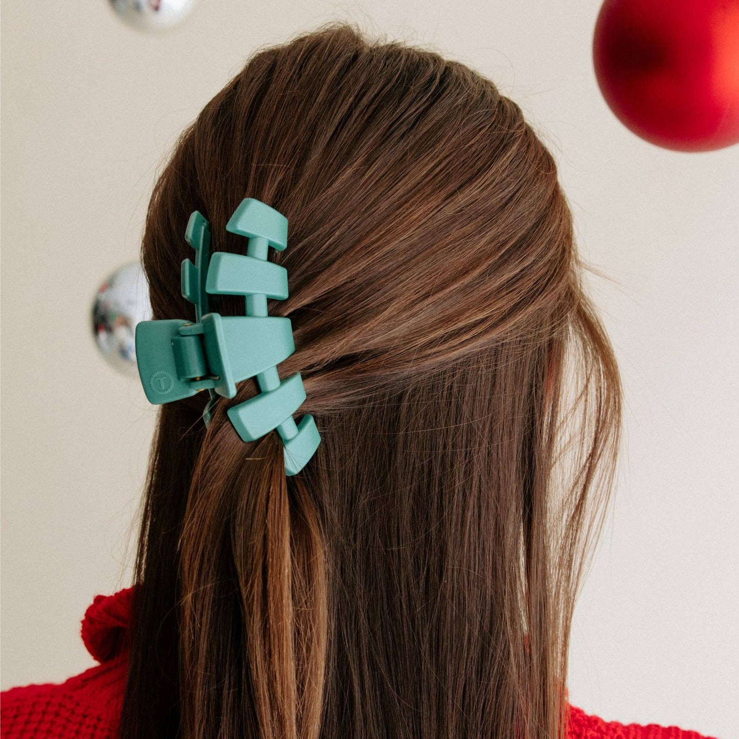 TELETIES - Classic Hair Clip | Medium | Fir Real
