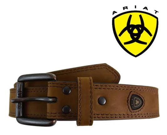 Ariat Mens Distressed Logo Belt