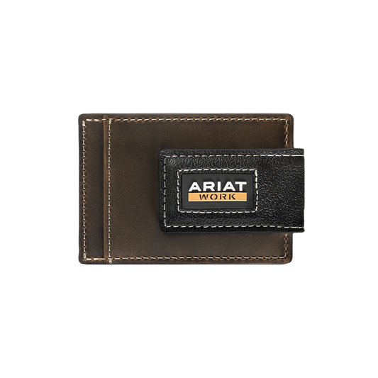 Ariat Work Card Case Money Clip Wallet