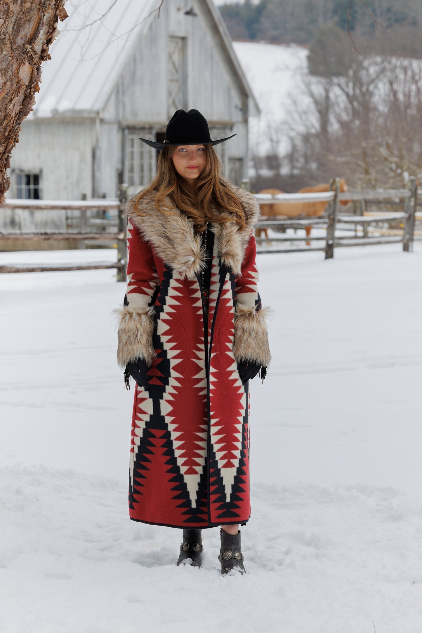 Tasha Polizzi - BlackBurn Saddle Blanket Coat