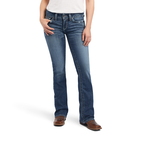 Ariat Women’s Raquel Mid Rise Boot Cut Jean