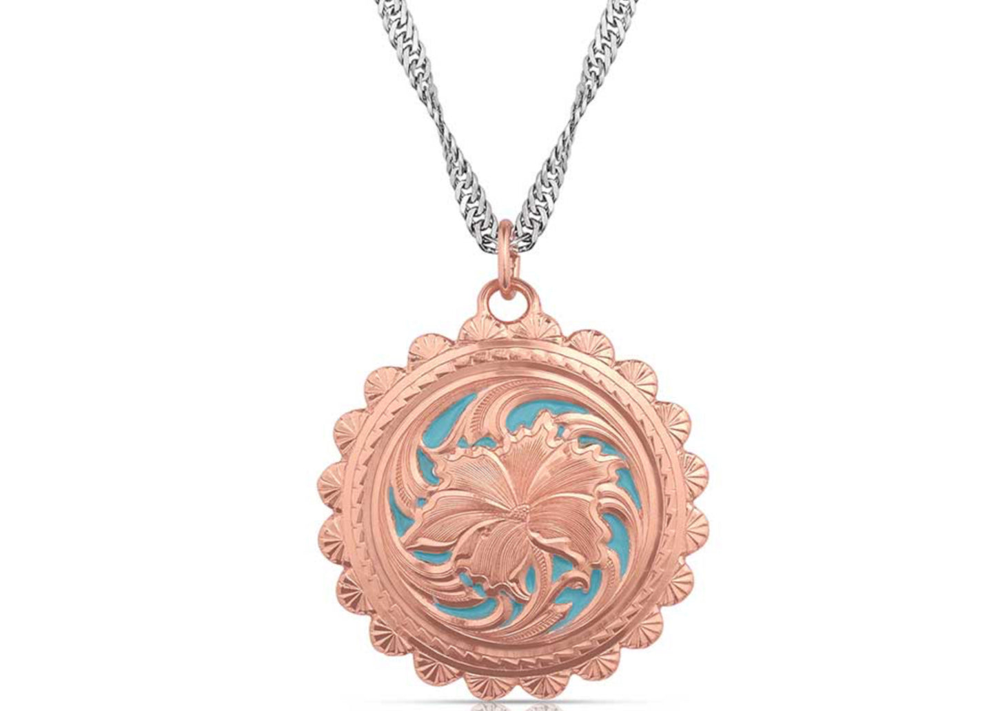 Montana Silversmith Scalloped Edge Concho Necklace