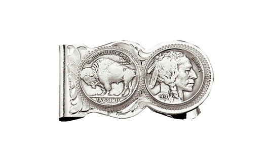 Montana Silversmith Indian/ Buffalo Nickel Money Clip