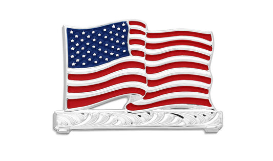 Montana Silversmith HatBand - U.S. Flag