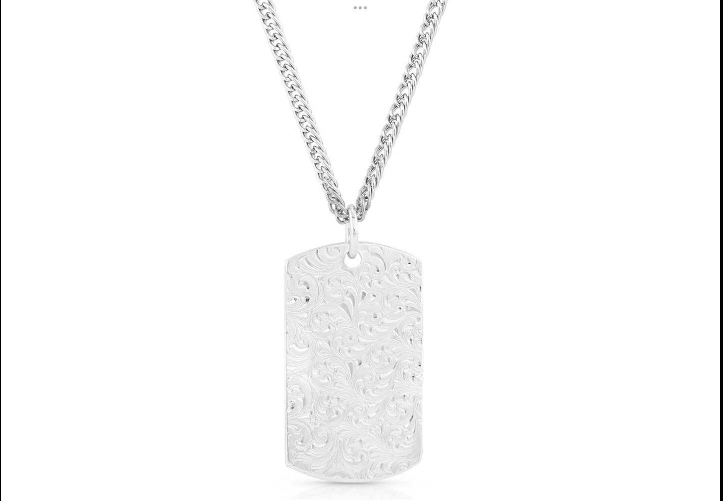 Montana Silversmith American Made Dog Tag Necklace