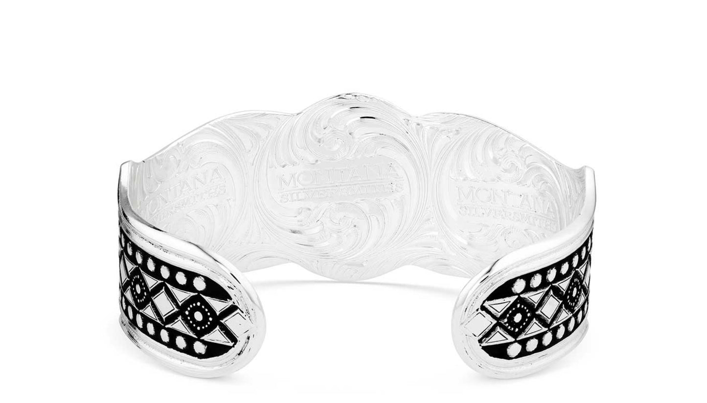 Montana Silversmith Diamond Silver & Turquoise Cuff