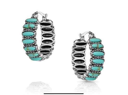 Montana Silversmith Turquoise Run Earrings