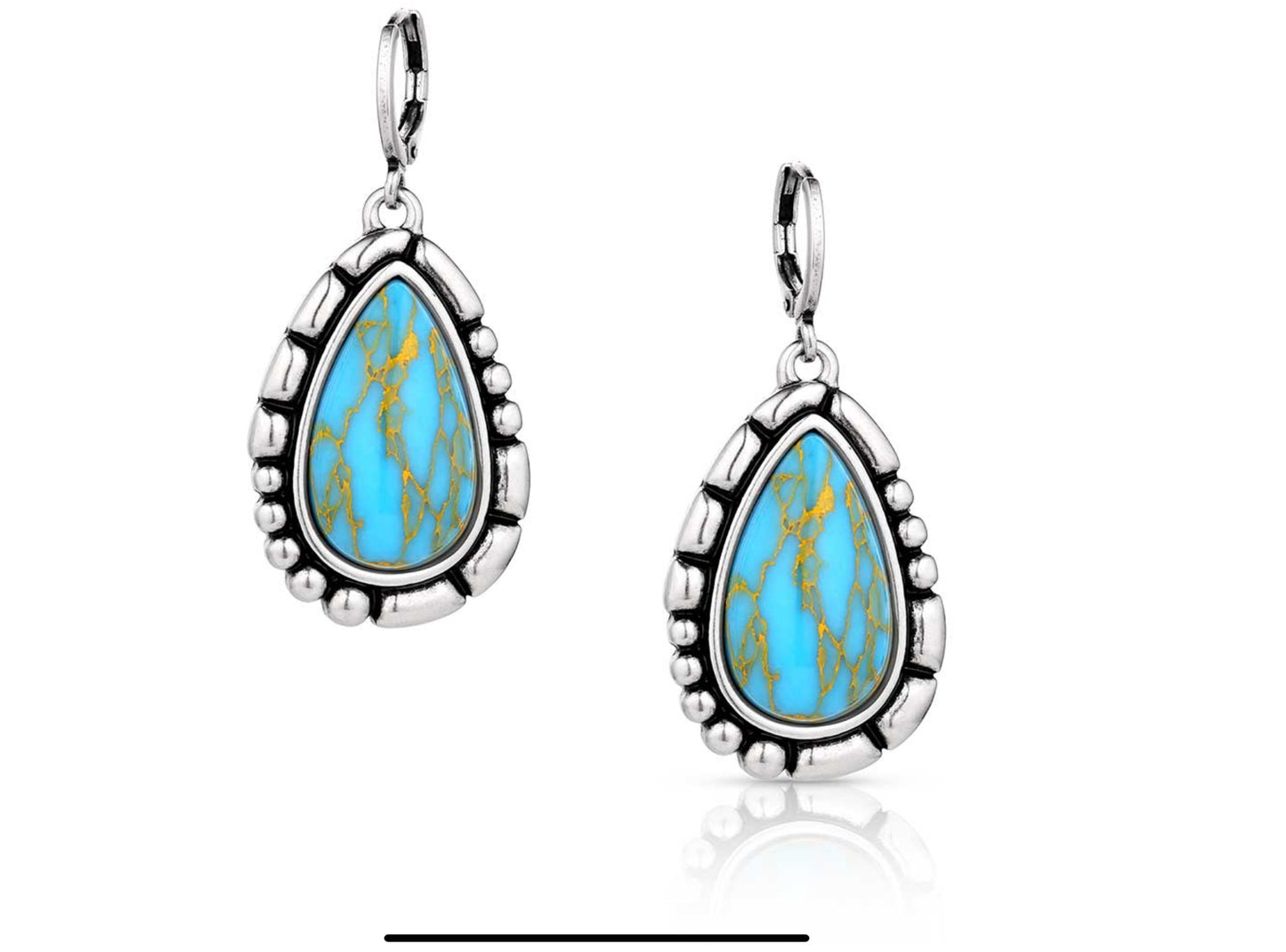Montana Silversmith Prickly Pear Turquoise Earrings
