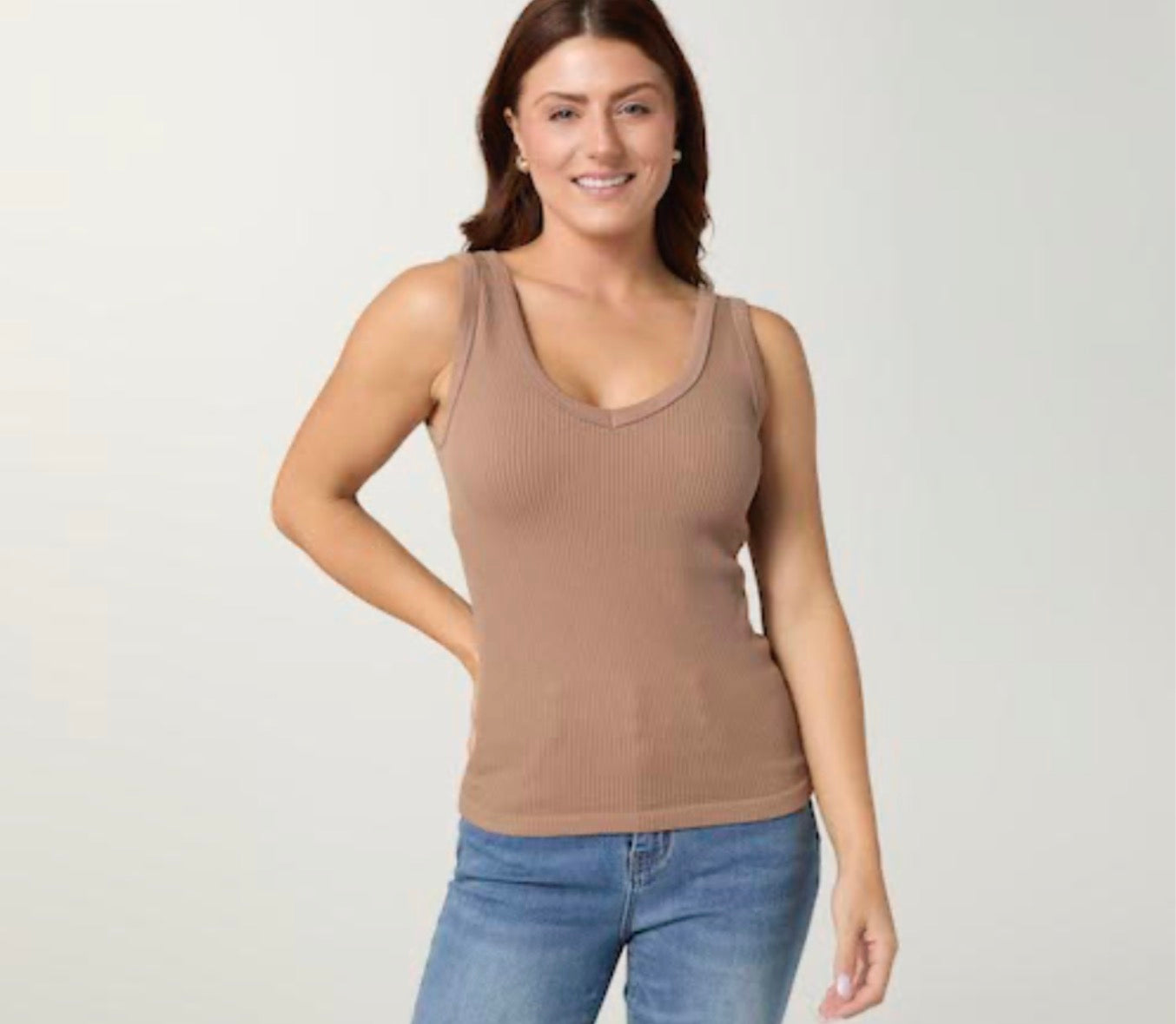 Coco+Carmen Darlene Reversible Seamless Ribbed Tank