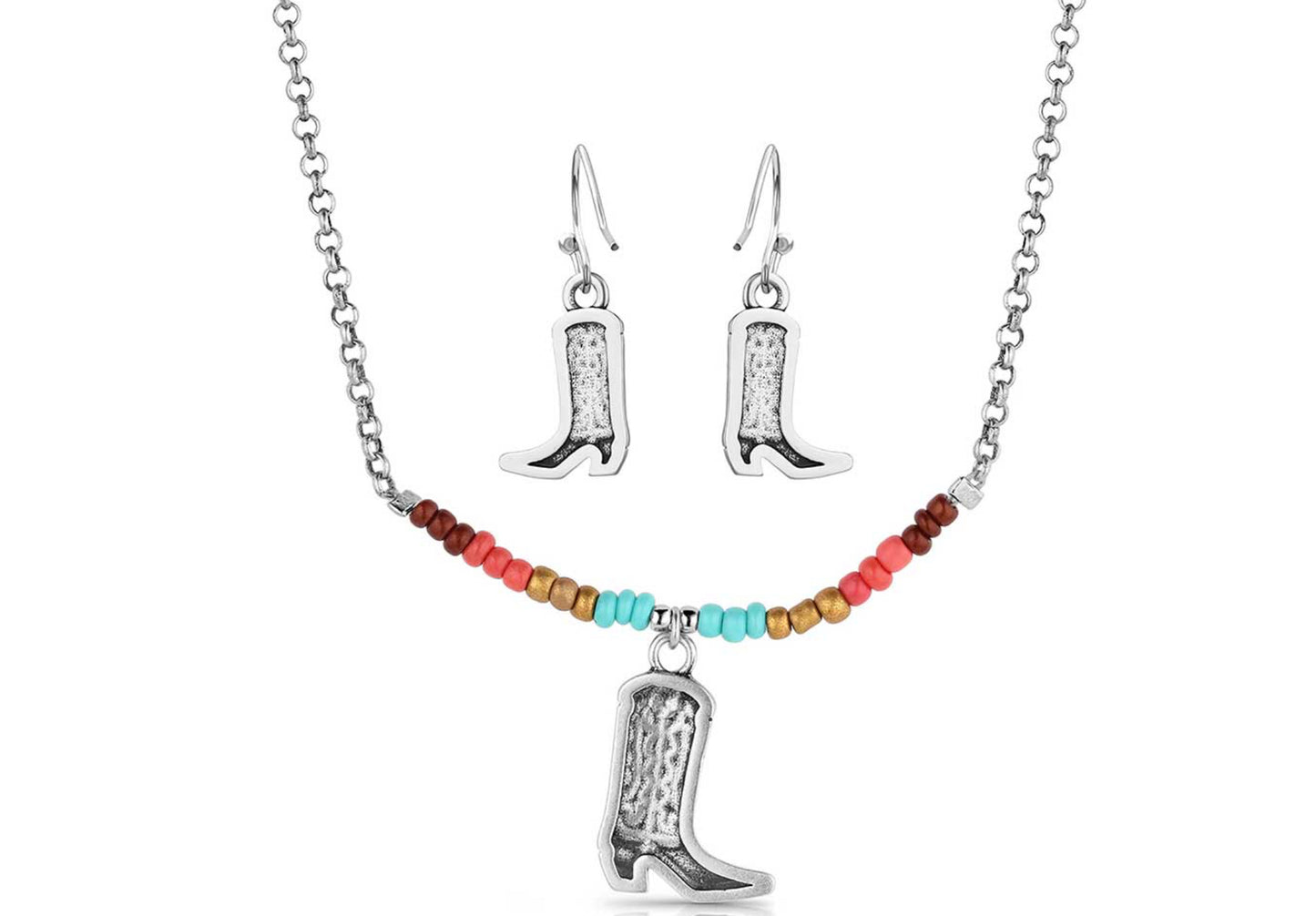 Montana Silversmith Cowboy Boot Beaded Jewelry Set