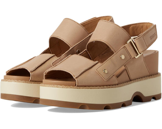 SOREL Women's Joanie IV Sandal Wedge-Beige