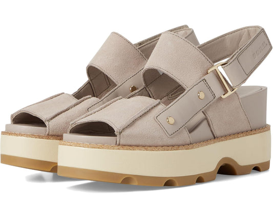 SOREL Women's Joanie IV Sandal Wedge - Crushed Clay