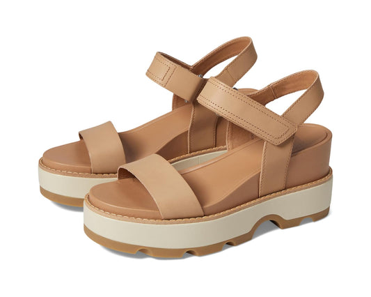 SOREL Women's Joanie IV Y Strap Wedge Sandal- Beige