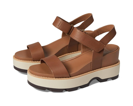 SOREL Women's Joanie IV Y Strap Wedge Sandal-Brown