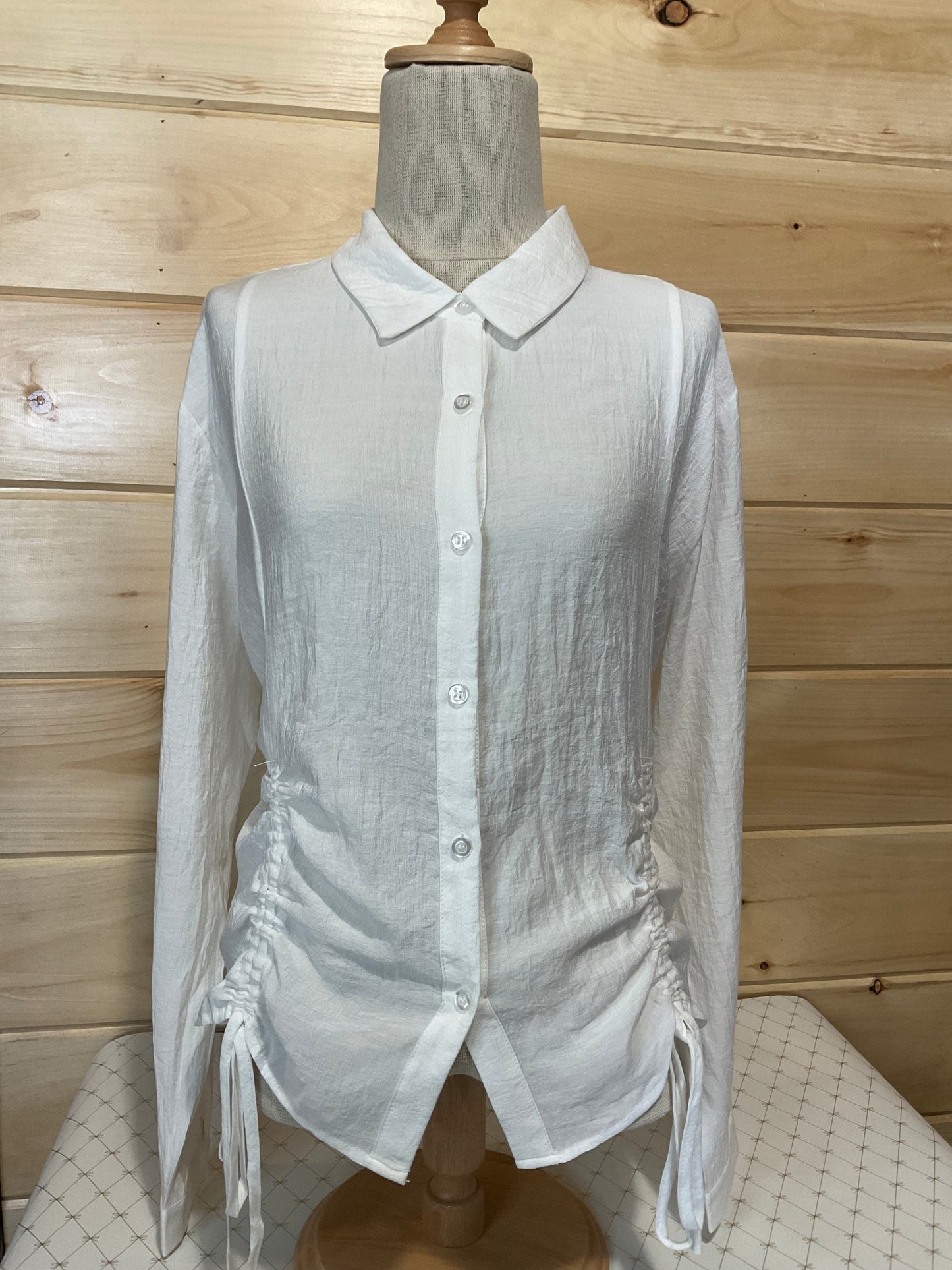 Allie Rose OW LS Button Up