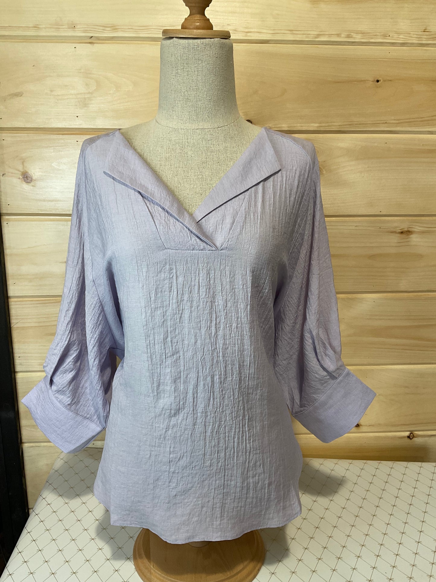 Allie Rose Lilac LS Button Up