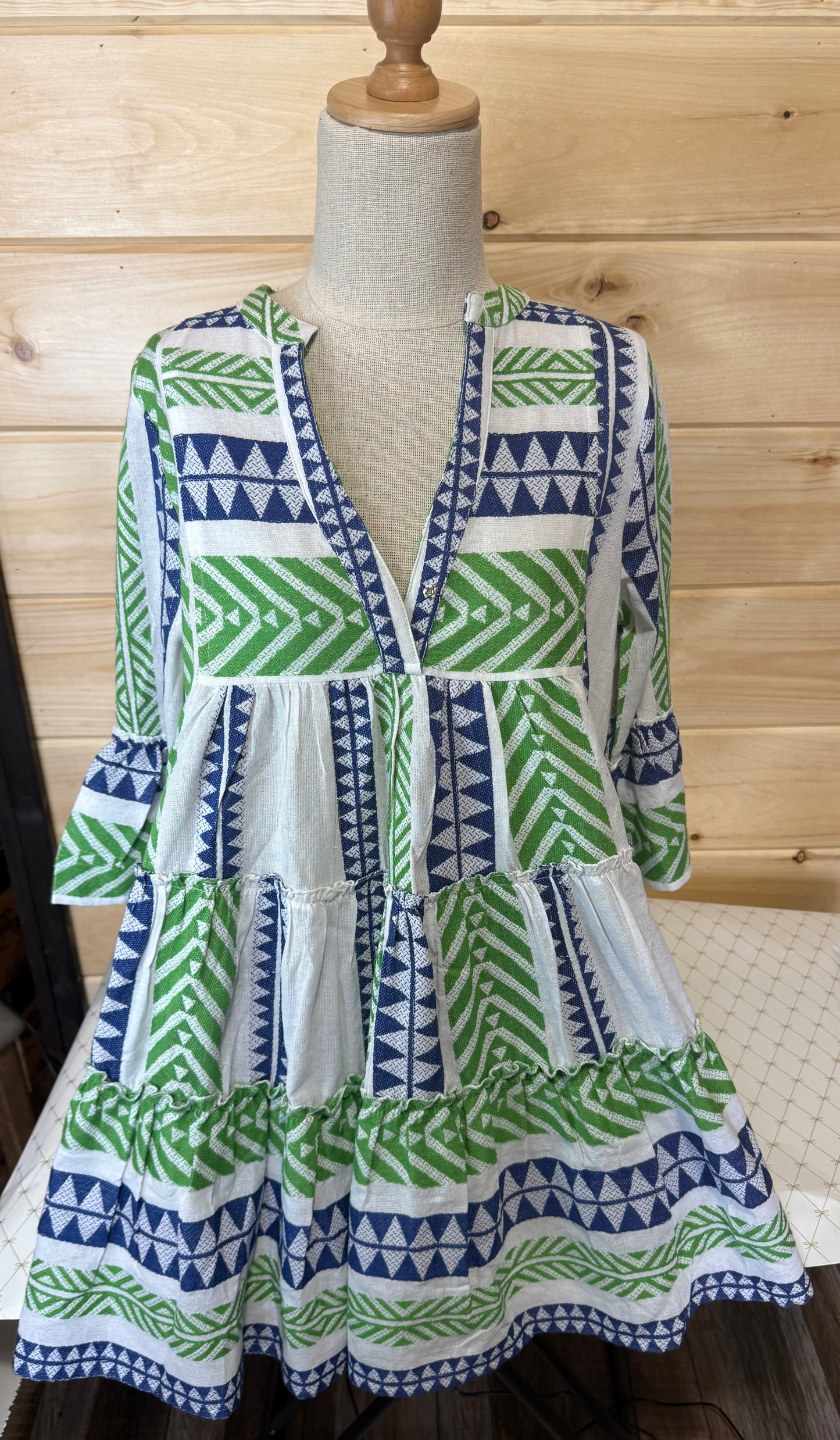 Camille & Co Blue/Green Dress