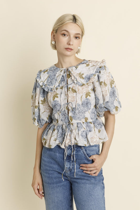 Aureum Floral Oversized Blouse