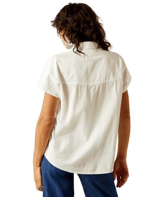 Ariat Vacation Short Sleeve Shirt Cloud Dancer