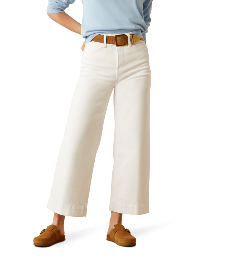 Ariat Ultra High Rise Countryside Wide Leg Cropped Jean