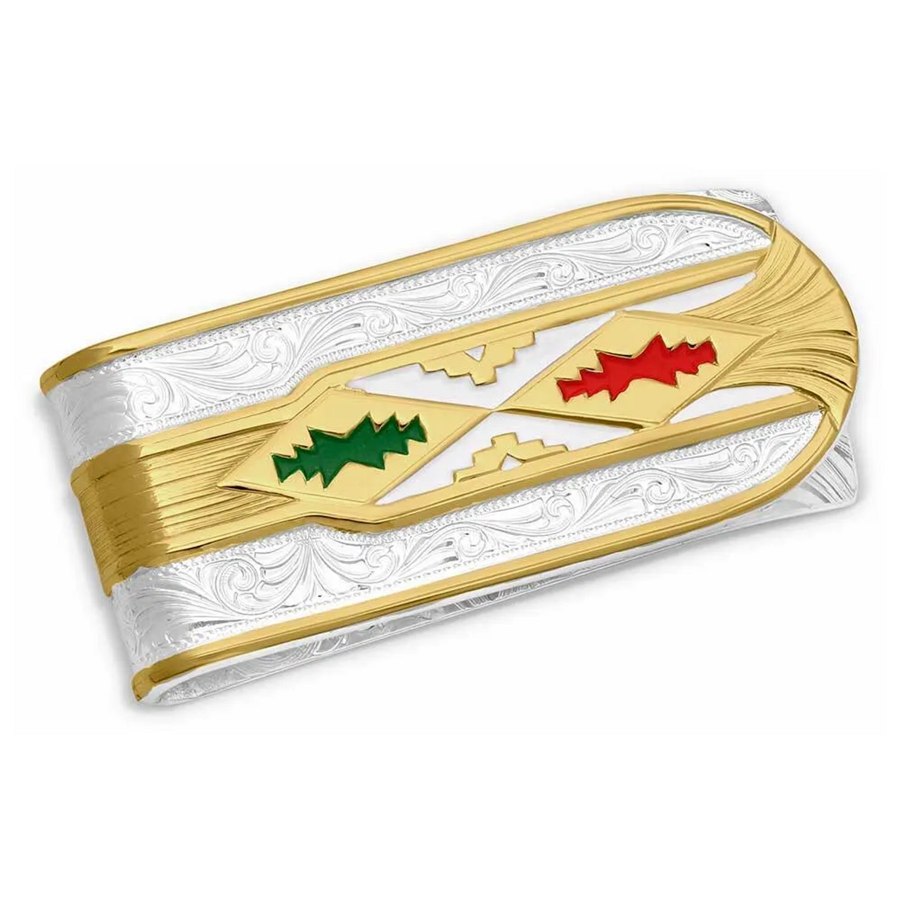 Montana Silversmith Red, White & Green Money Clip