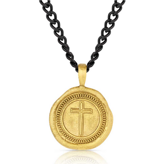 Montana Silversmith Seal of Faith Cross Necklace