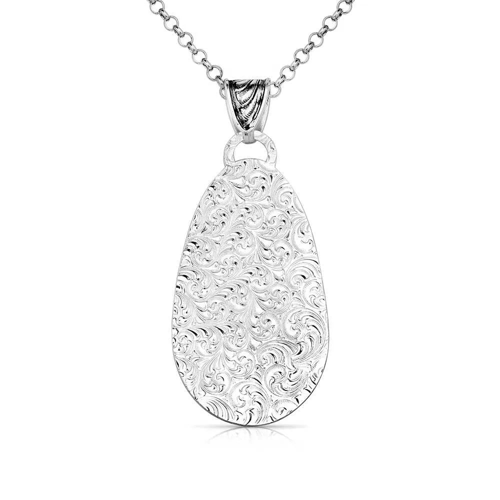 Montana Silversmith Large Flower Drop Necklace