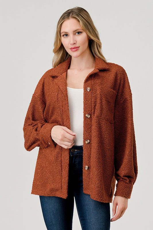 Pixi + Ivy Shacket Top