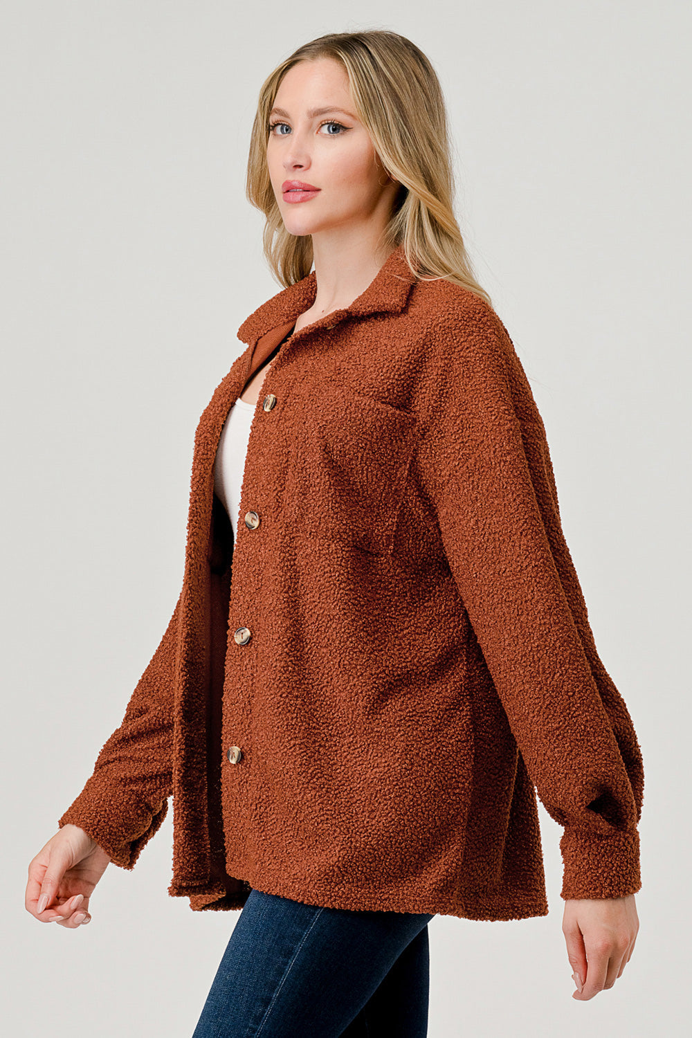 Pixi + Ivy Shacket Top