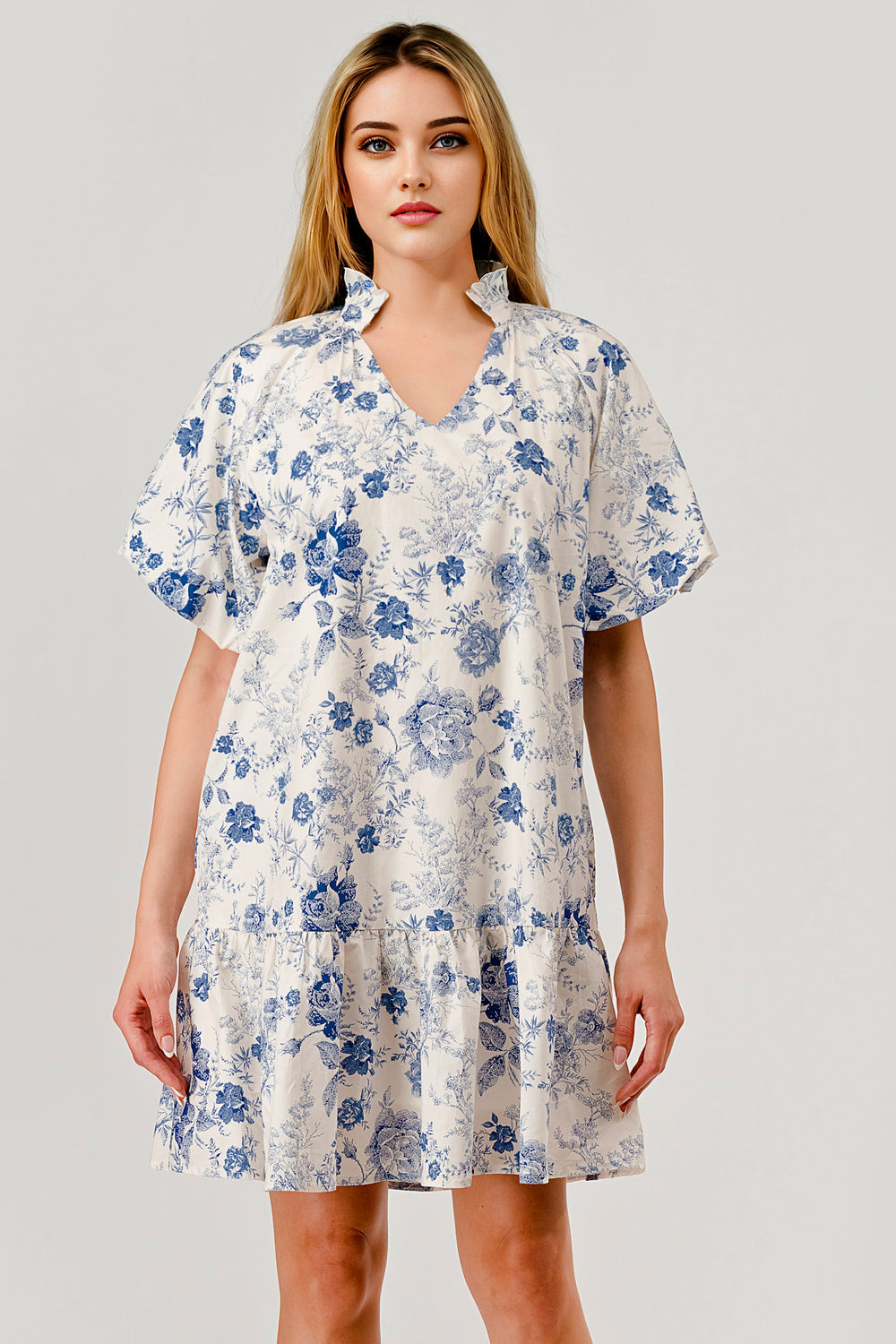 Pixi & Ivy Bree Floral Toile Print Dress