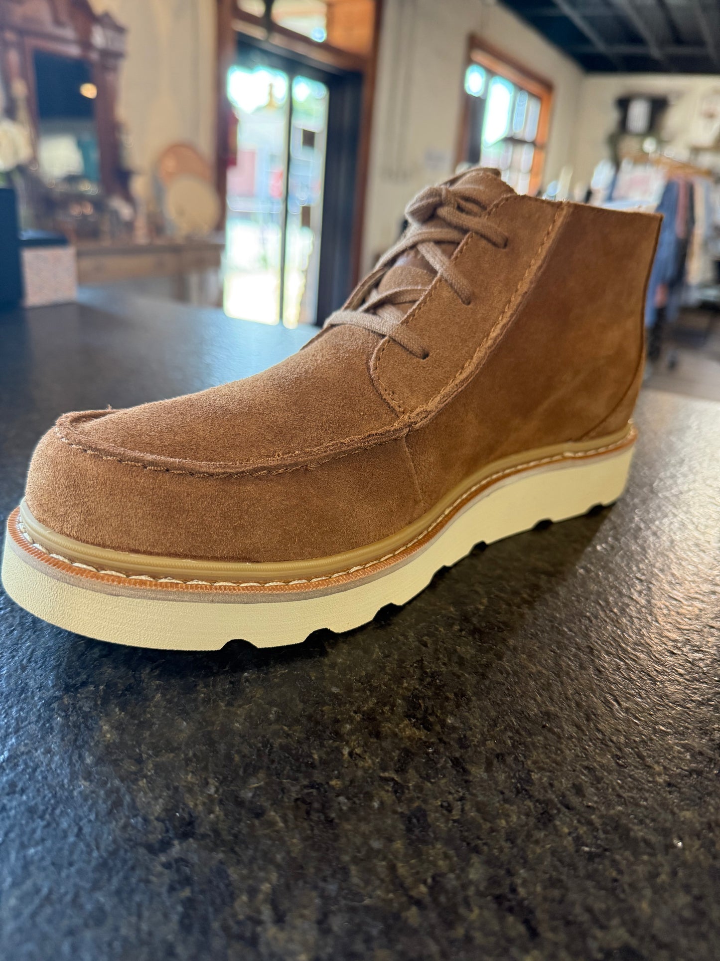 SOREL Slabtown Velvet Tan, Bleached Ceramic Boot