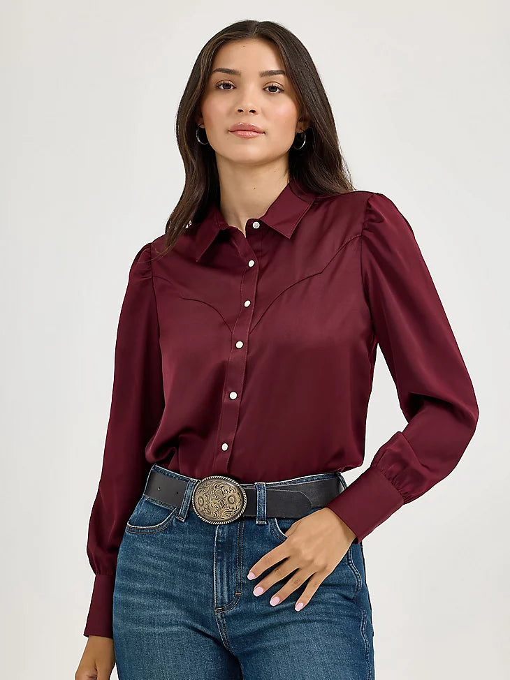Wrangler Satin Rodeo Blouse